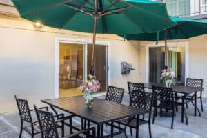 The courtyard at Medical hill