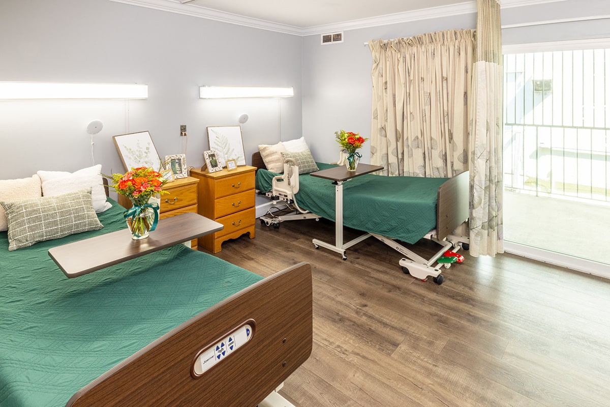 A patients shared room at Medical Hill